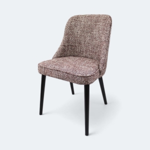 Stylowe, komfortowe krzesło do jadalni. Nogi drewniane