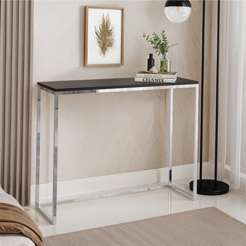 Konsola chrom czarny. Showroom