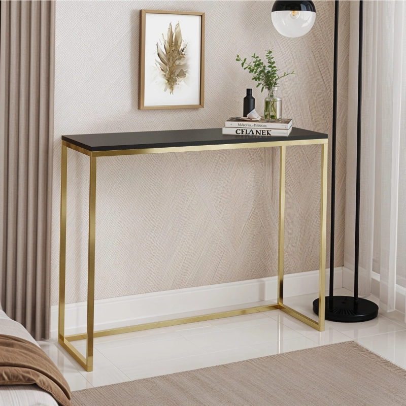 Konsola zloty czarny. Showroom