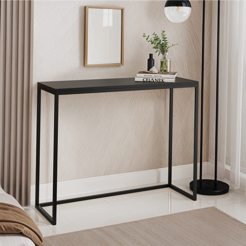 Konsola czarna. Showroom
