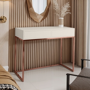 Toaletka z dwoma saufladami miedź Kaszmir. Showroom